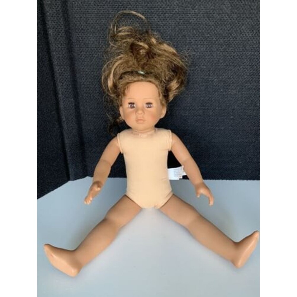 Kingstate The Dollcrafter  Friendship Kids 18” Brunette - No Clothes - Brown Eye